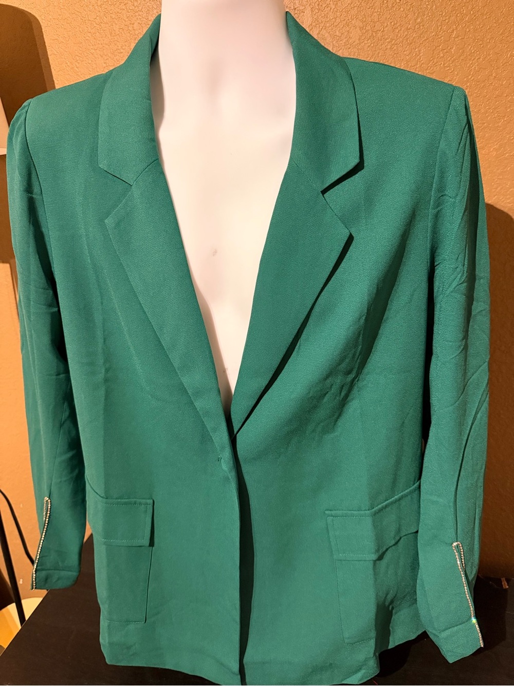 ANDREE BY UNIT Emerald Green Women’s Blazer Jacket